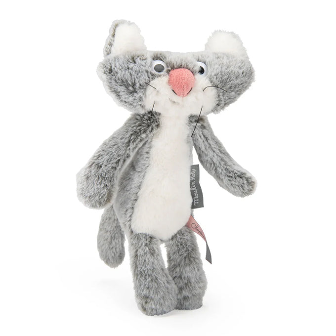 Moulin Roty Knuffel Kat 'Chaplapla / Plattekat' Mini, 23cm