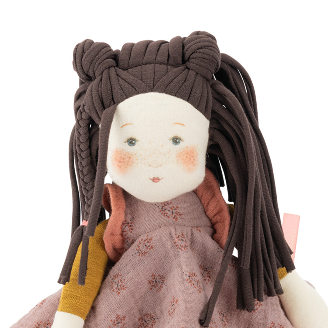 Moulin Roty Lappenpop, Mauve, 31cm