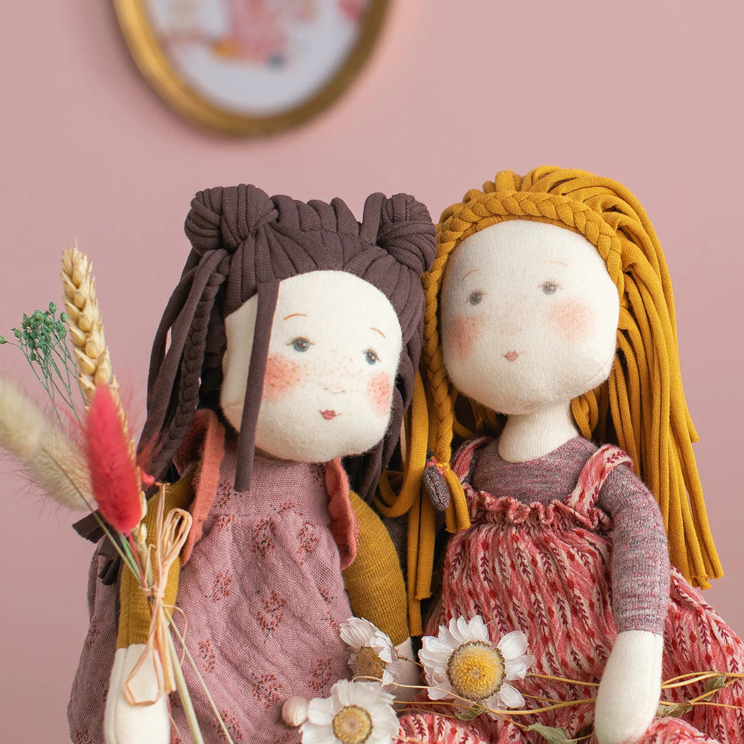 Moulin Roty Lappenpop, Mauve, 31cm