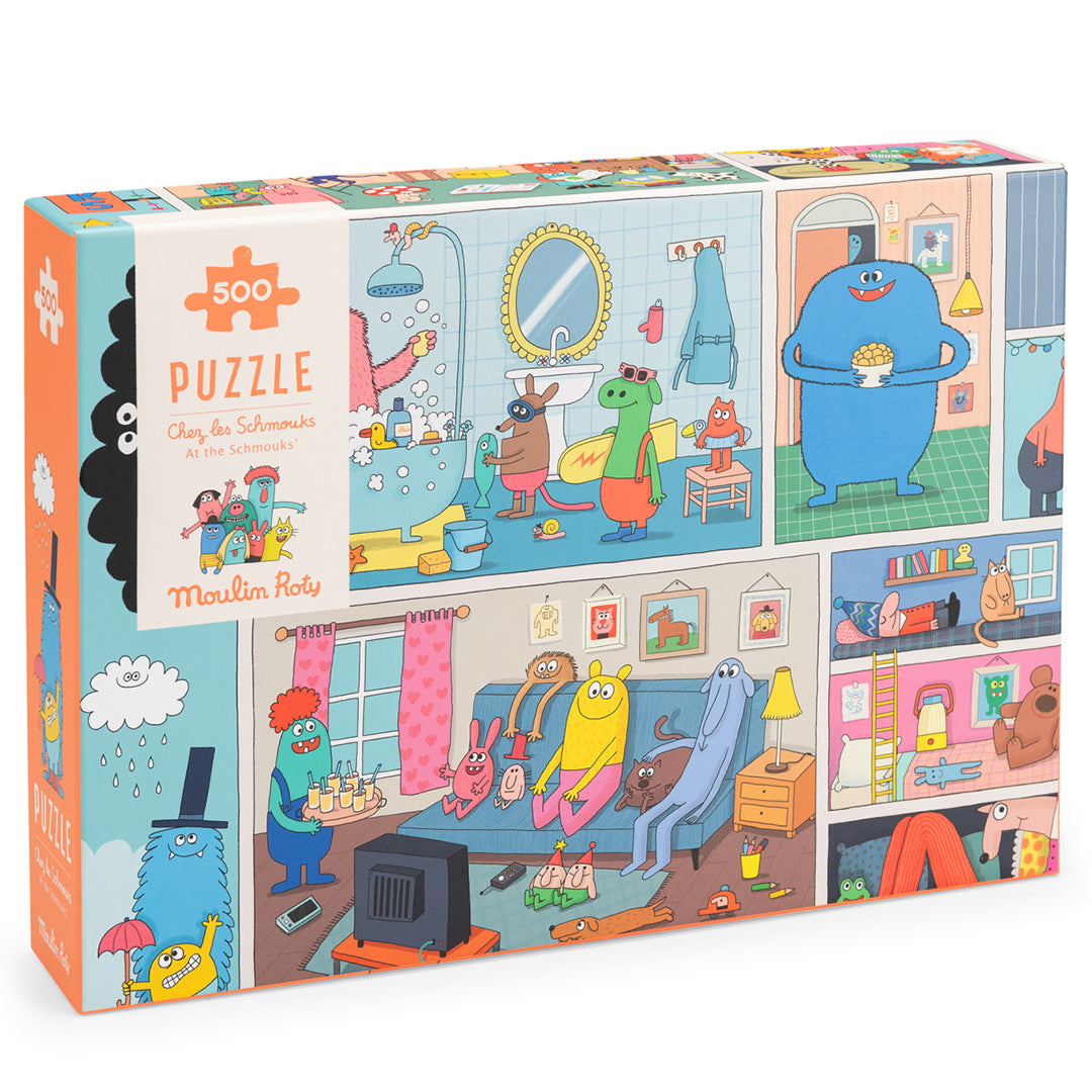 Moulin Roty Puzzel Bij de Schmouks, 500st, 8+