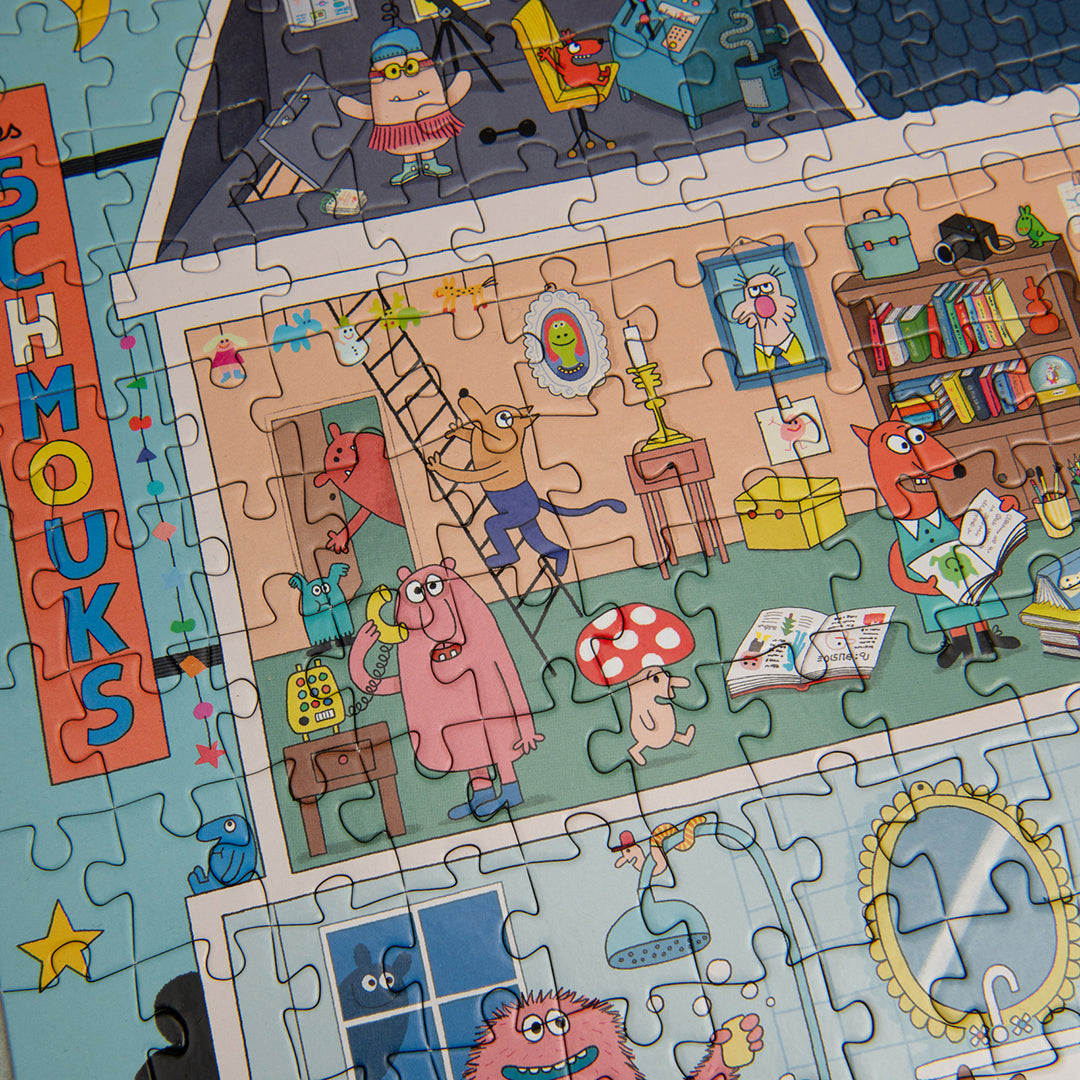 Moulin Roty Puzzel Bij de Schmouks, 500st, 8+
