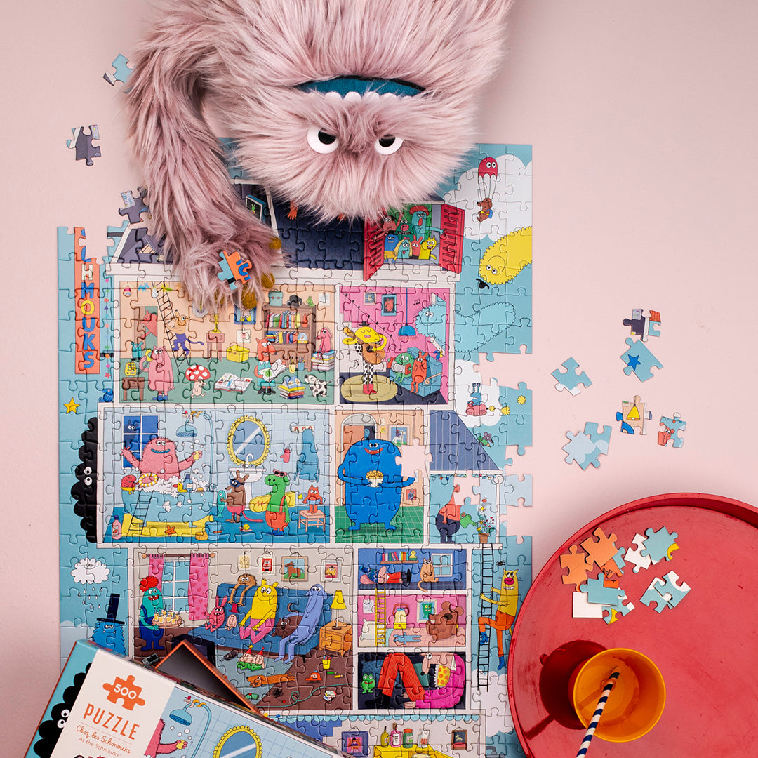 Moulin Roty Puzzel Bij de Schmouks, 500st, 8+
