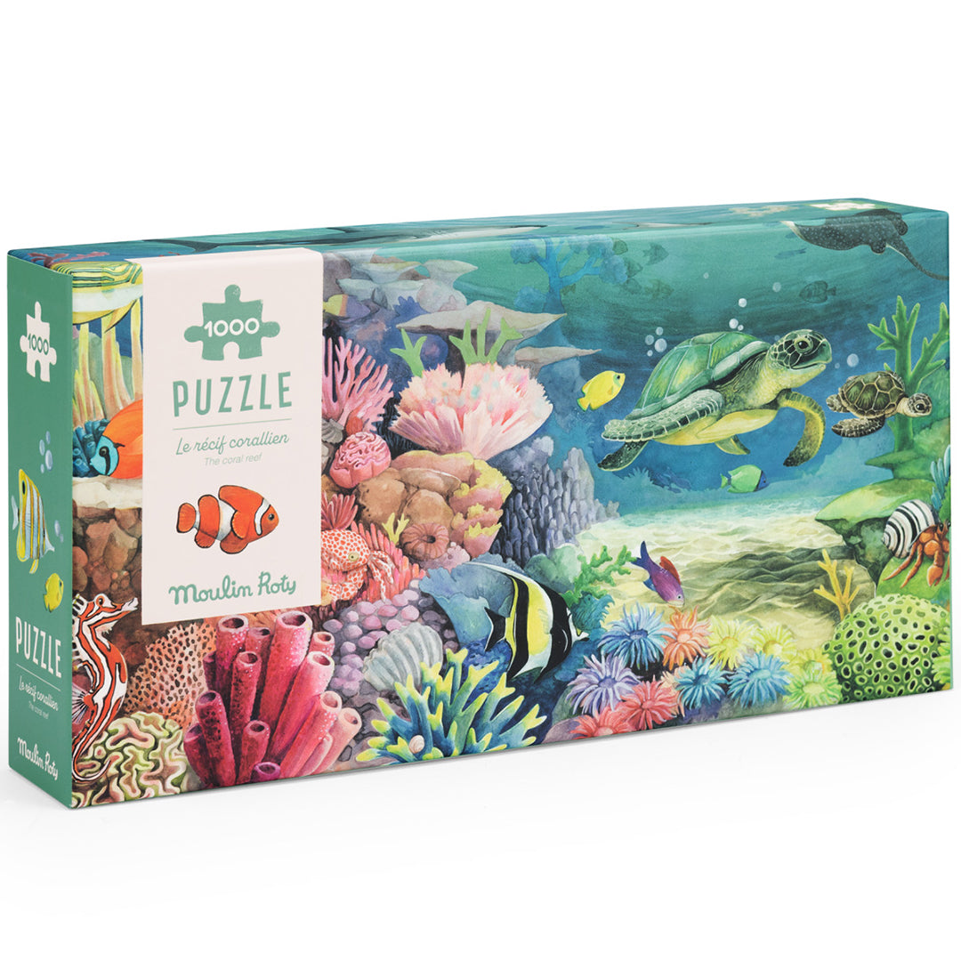 Moulin Roty Puzzel Koraalrif 'Tout autour du monde', 1000st, 9+