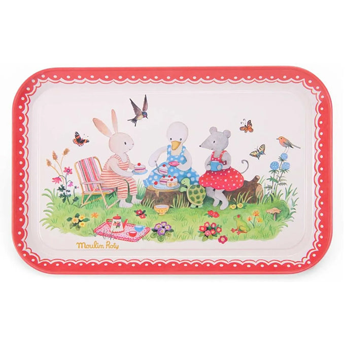 Moulin Roty Theeservies in koffertje, La Grande Famille