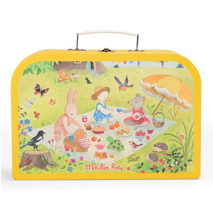 Moulin Roty Theeservies in koffertje, La Grande Famille