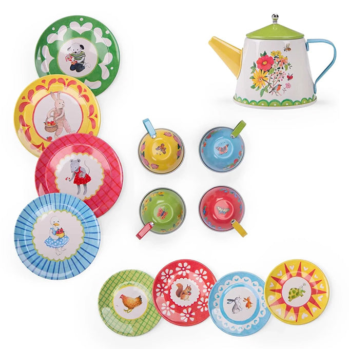 Moulin Roty Theeservies in koffertje, La Grande Famille