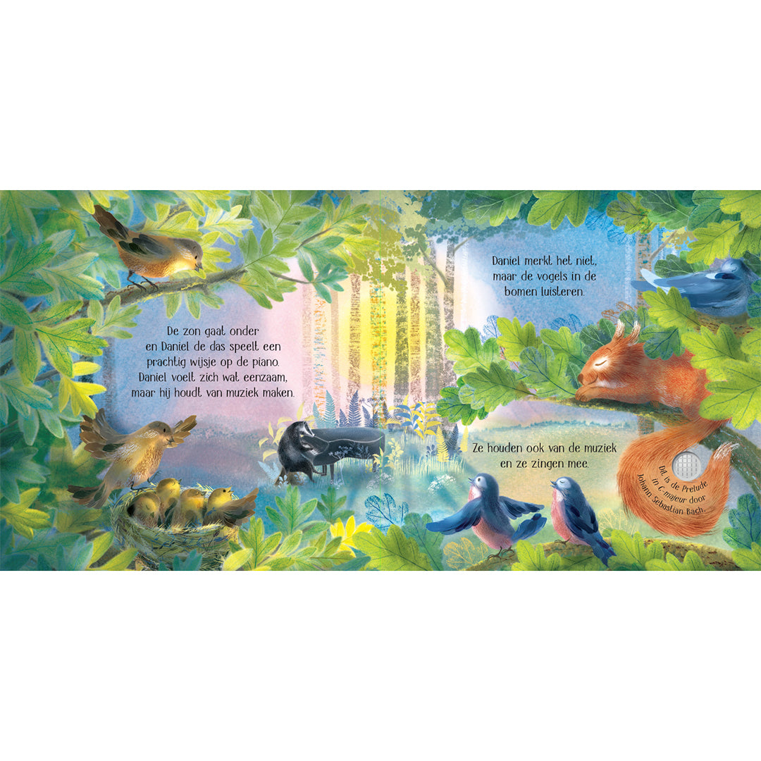 Geluidenboek: Muziek voor het slapengaan - Usborne, Kartonboek
