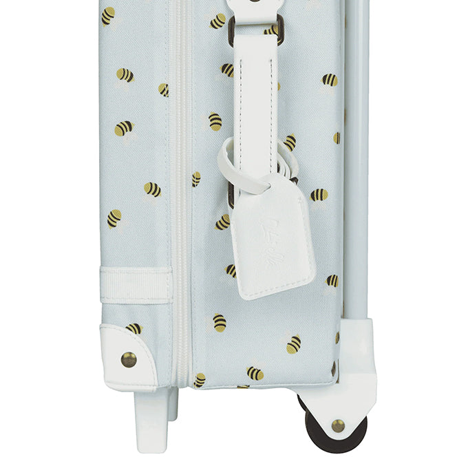 Olli Ella See-ya Suitcase - Bee Blue