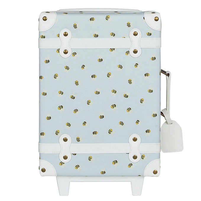 Olli Ella See-ya Suitcase - Bee Blue