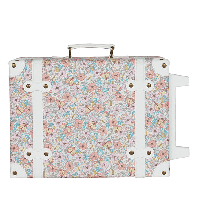 Olli Ella See-ya Suitcase - Butterfly Ecru