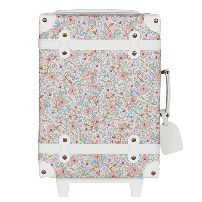 Olli Ella See-ya Suitcase - Butterfly Ecru