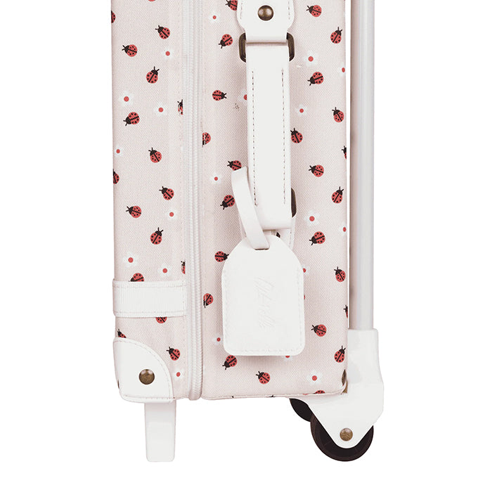 Olli Ella See-ya Suitcase - Ladybug Pink