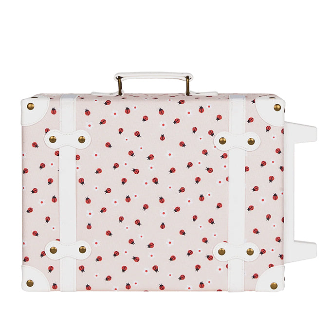 Olli Ella See-ya Suitcase - Ladybug Pink