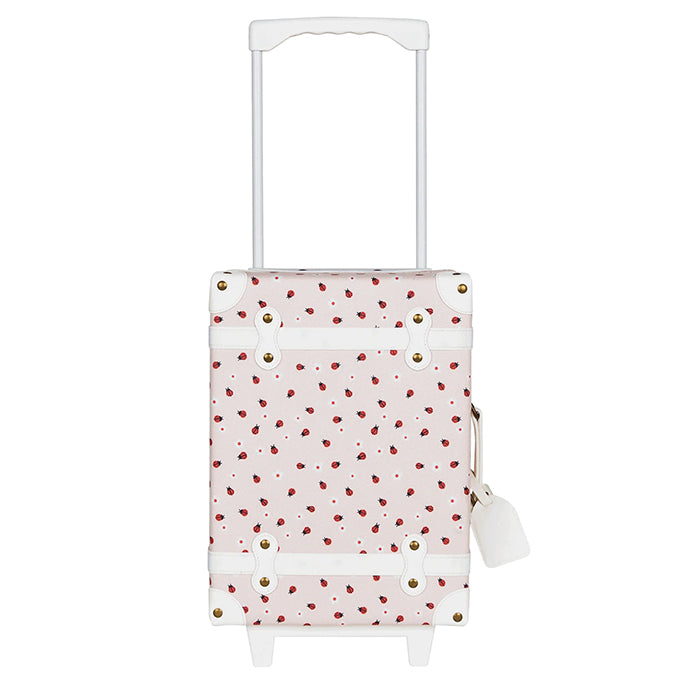 Olli Ella See-ya Suitcase - Ladybug Pink