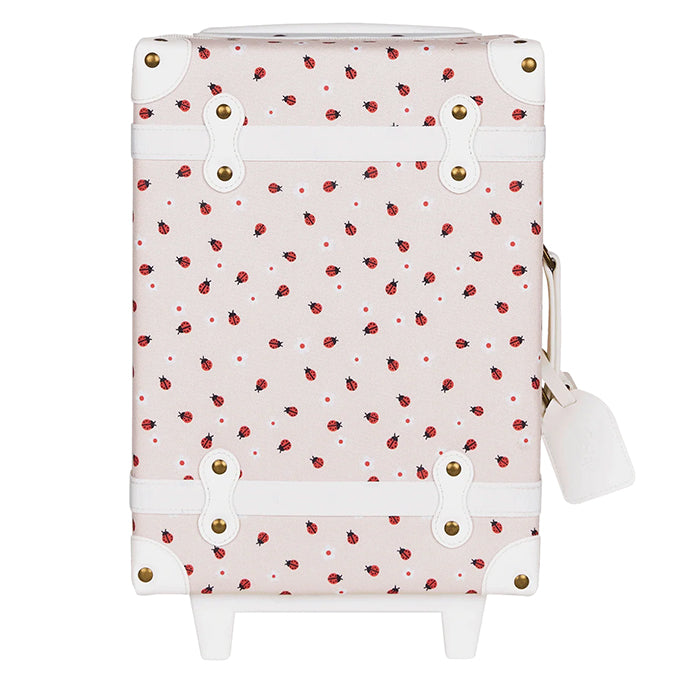Olli Ella See-ya Suitcase - Ladybug Pink
