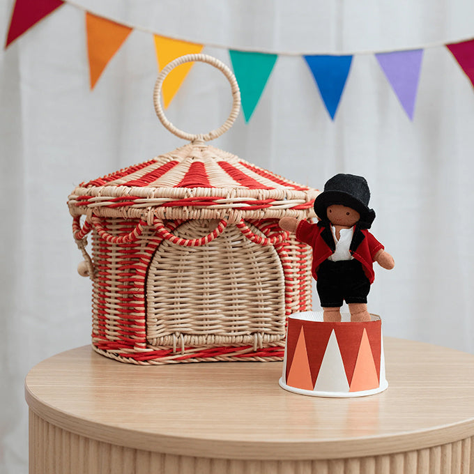 Olli Ella Rotan Circus huisje, Circus Tent - Basket