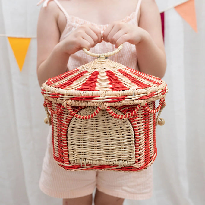 Olli Ella Rotan Circus huisje, Circus Tent - Basket