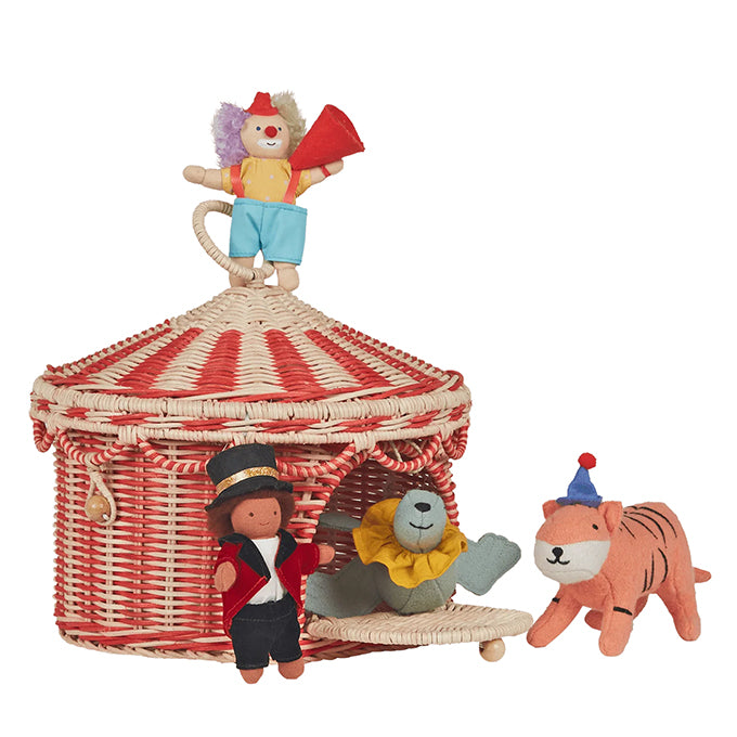 Olli Ella Rotan Circus huisje, Circus Tent - Basket