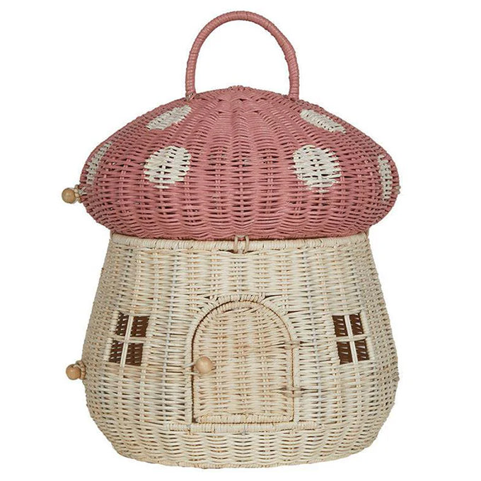 Olli Ella Paddenstoel Poppenhuis, Mushroom Doll House - Musk, 34cm (kopie)