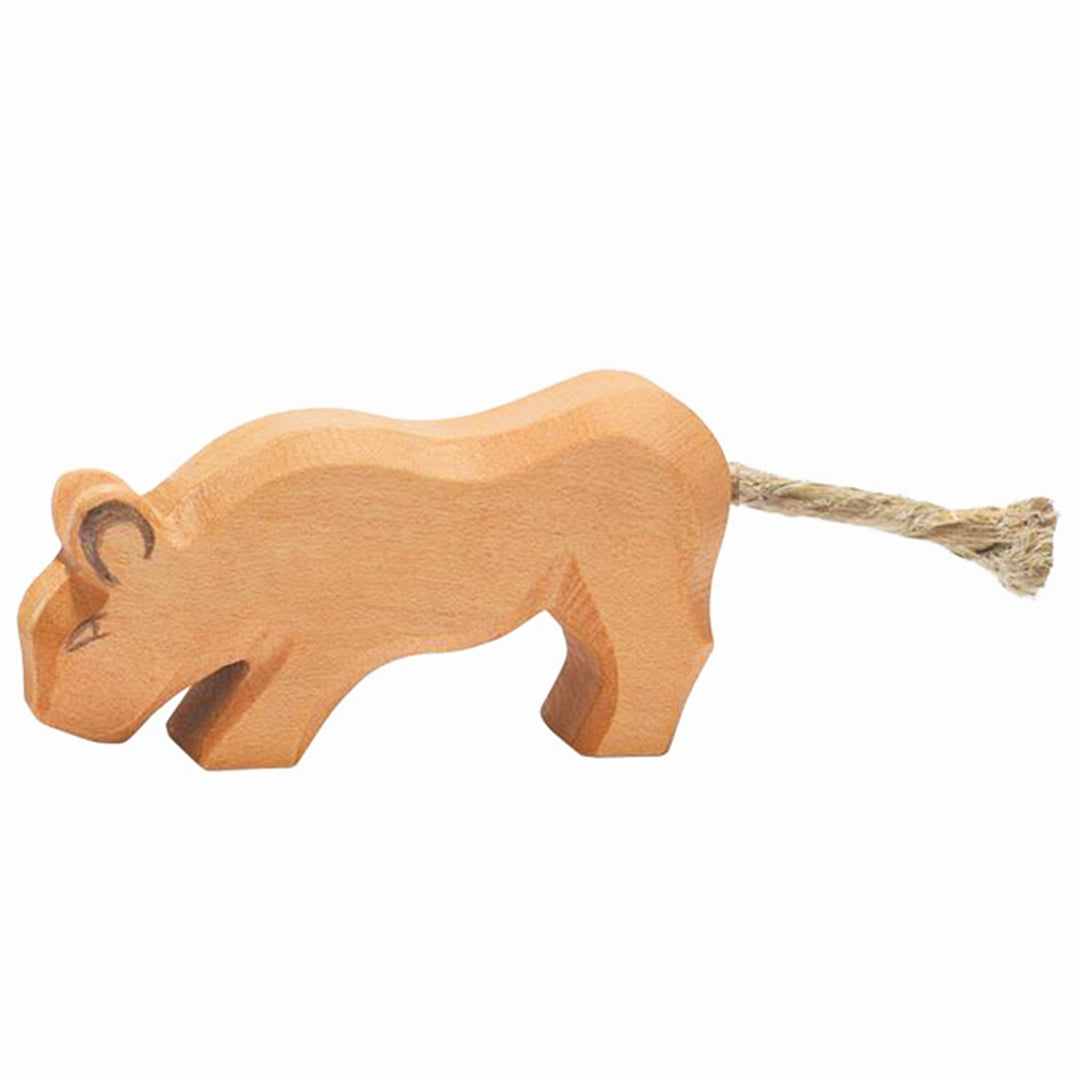 Ostheimer Houten Leeuwtje, hoofd omlaag