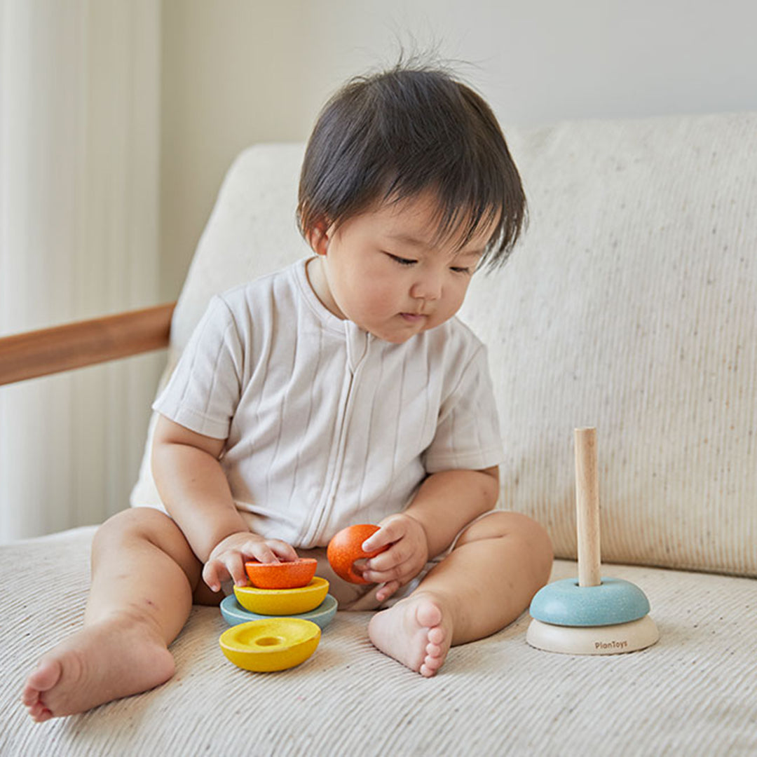 Plan Toys Stapeltoren, Ringen - Cups