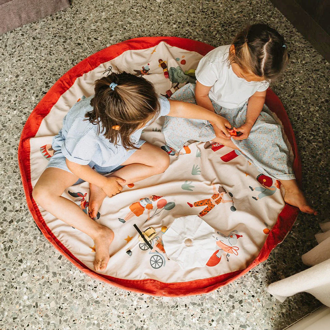 Play & Go Speelkleed / opbergzak Circus, Dubbelzijdig