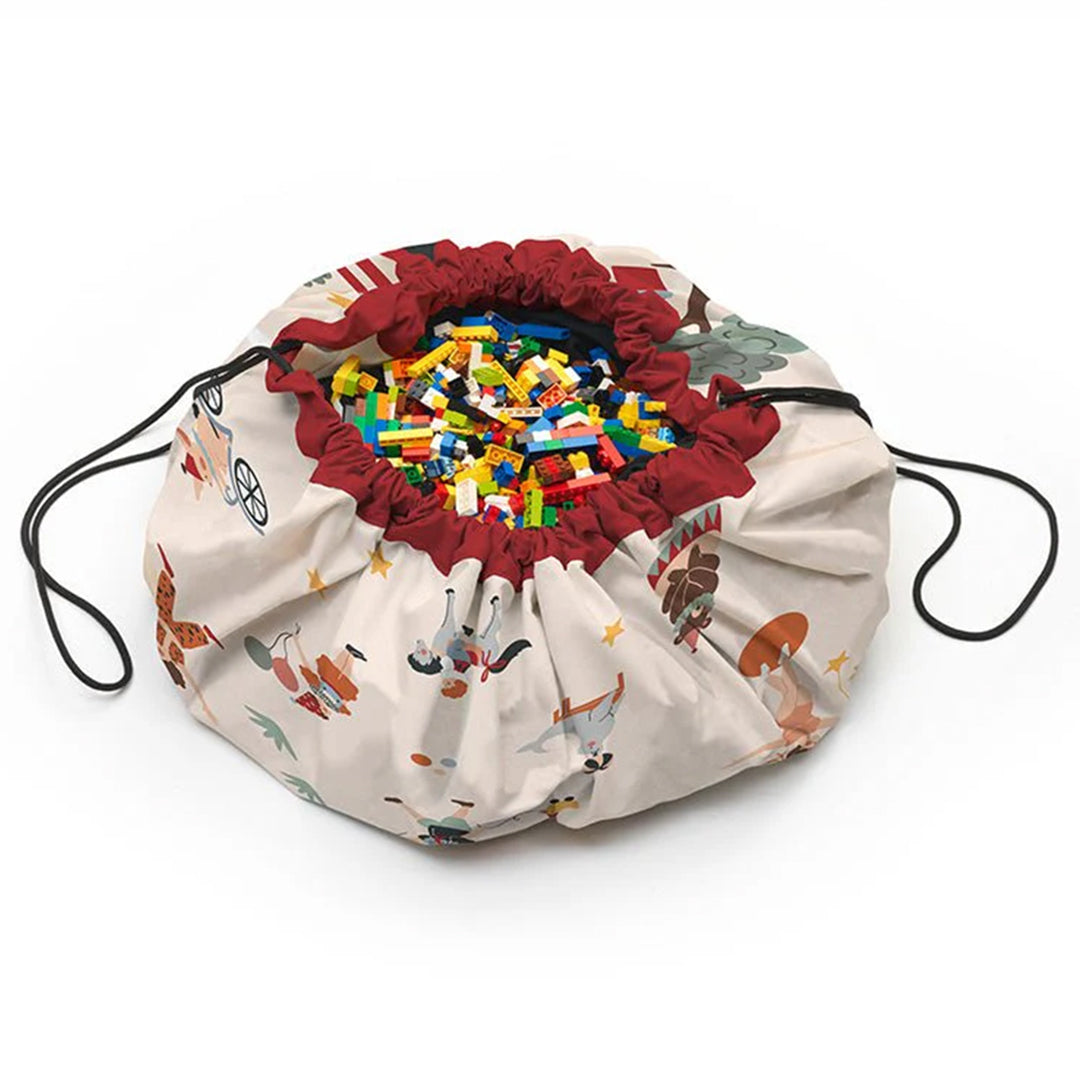 Play & Go Speelkleed / opbergzak Circus, Dubbelzijdig