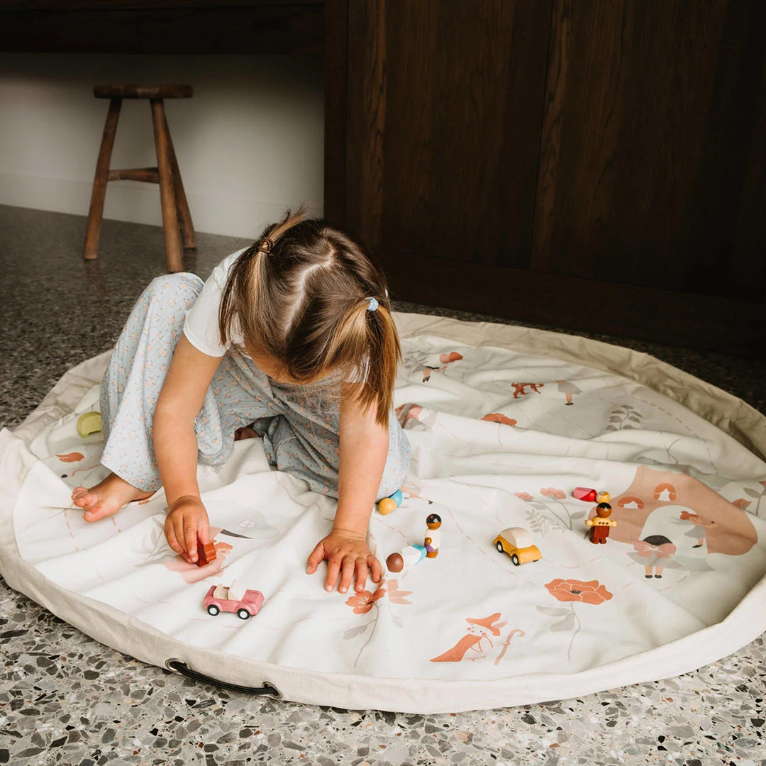 Play & Go Speelkleed / opbergzak Fairyworld, Dubbelzijdig