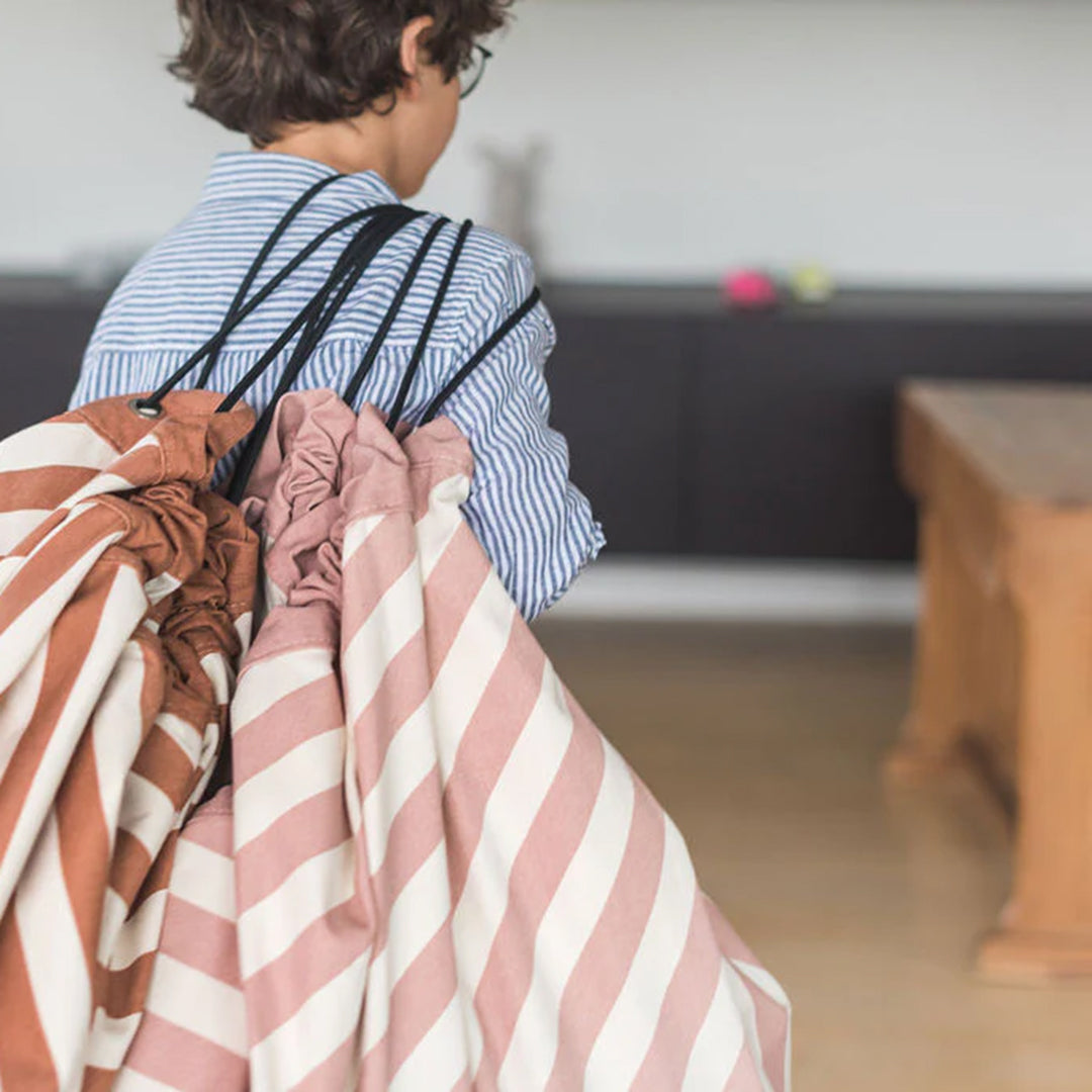 Play & Go Speelkleed / opbergzak Stripes Roze