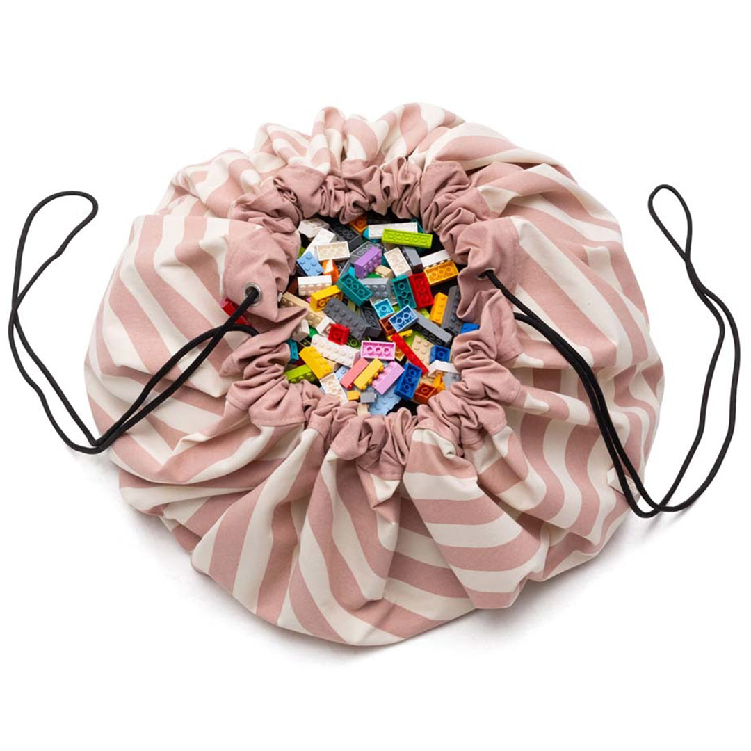 Play & Go Speelkleed / opbergzak Stripes Roze