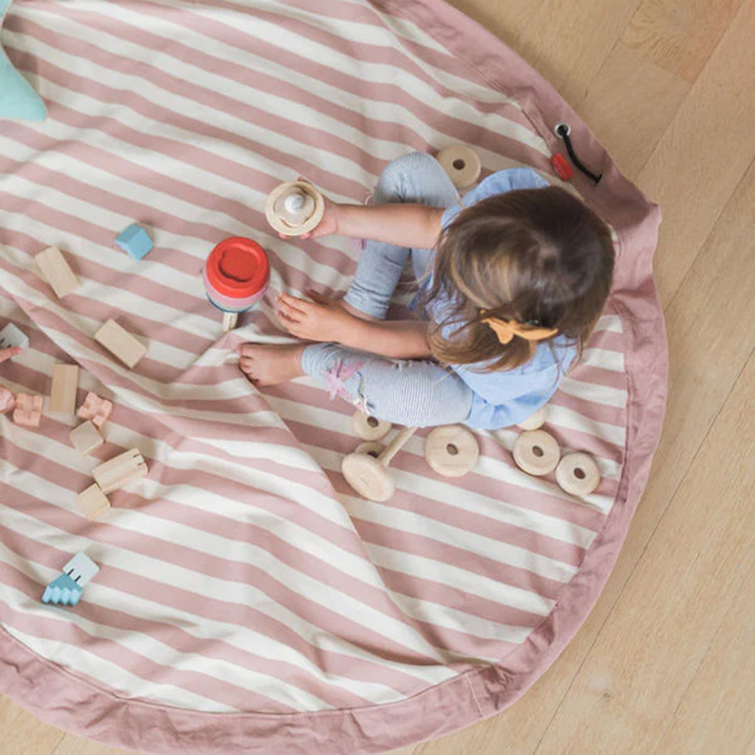 Play & Go Speelkleed / opbergzak Stripes Roze