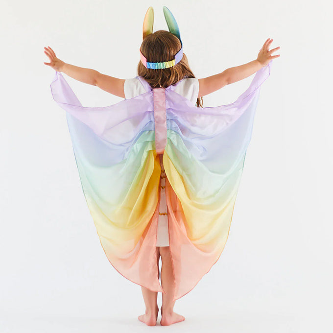 Sarah's Silks Zijden Vleugels, Regenboog Pastel