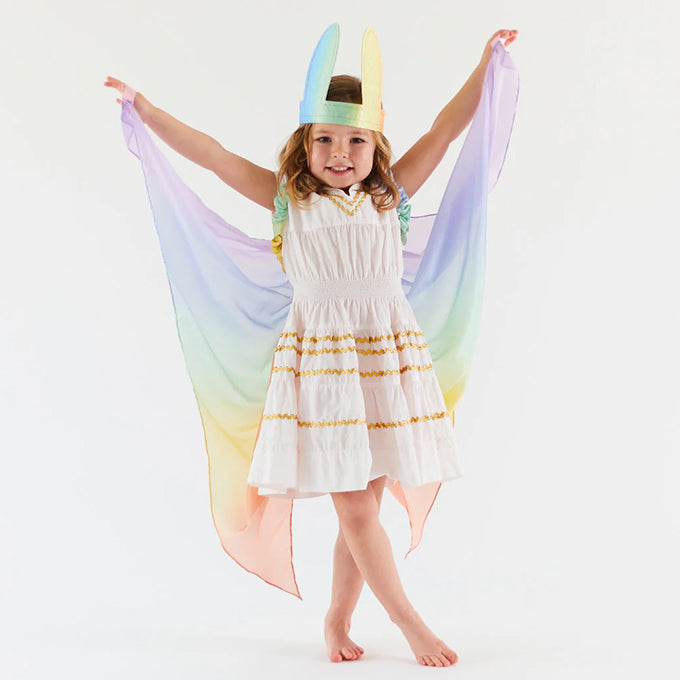 Sarah's Silks Zijden Vleugels, Regenboog Pastel