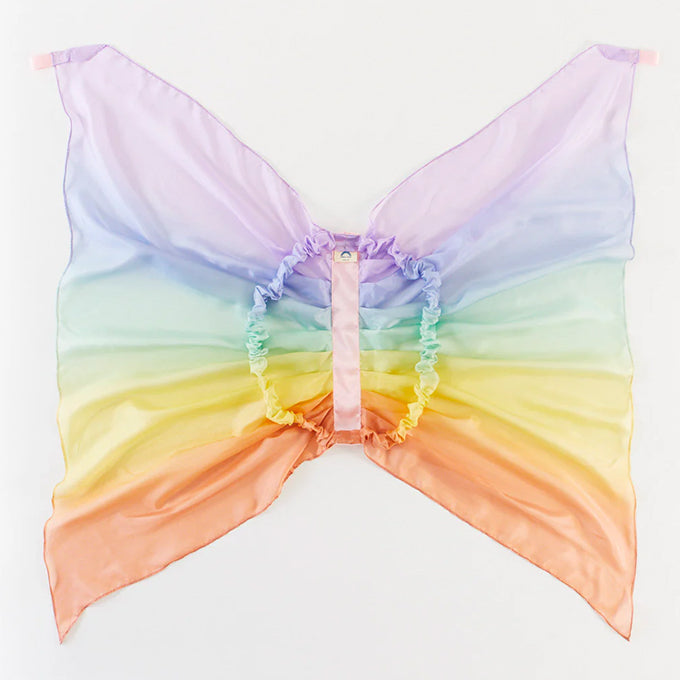 Sarah's Silks Zijden Vleugels, Regenboog Pastel