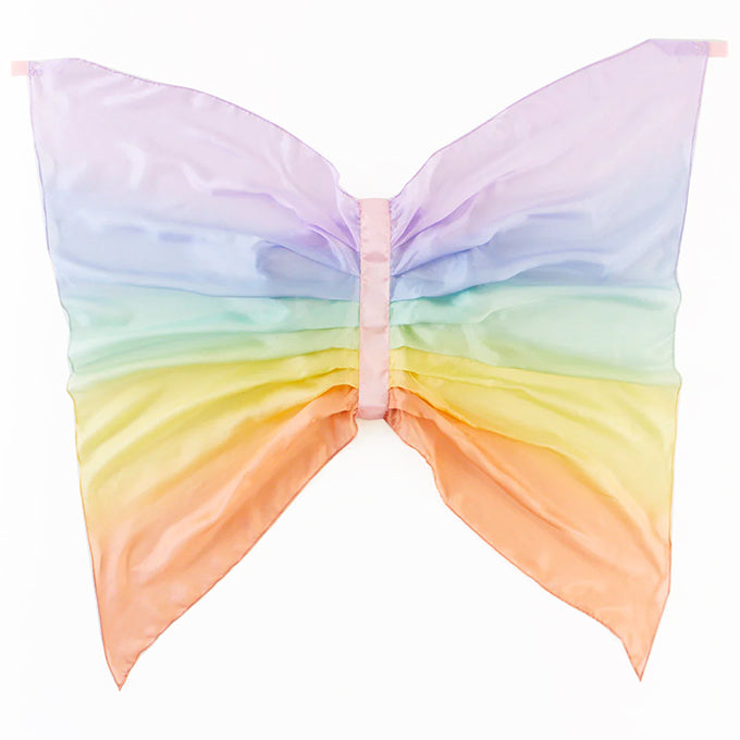 Sarah's Silks Zijden Vleugels, Regenboog Pastel