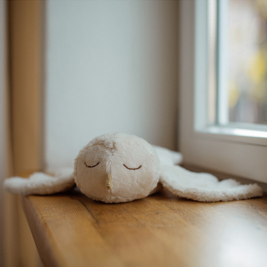 Senger Knuffel met warmtekussen, Sneeuwuil Klein