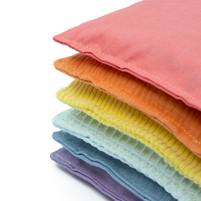 Little Botanic Label Sensorische Pittenzakjes - Pastel