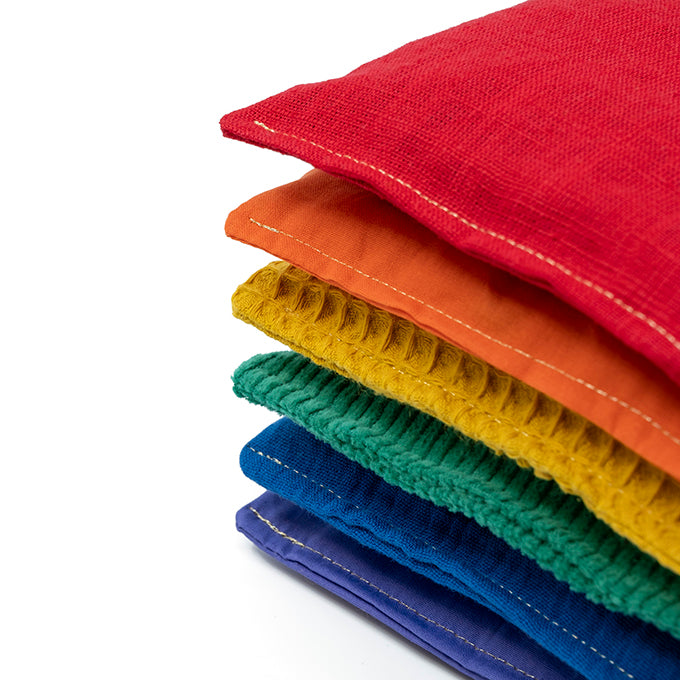 Little Botanic Label Sensorische Pittenzakjes - Regenboog