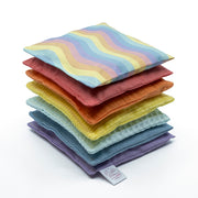 Little Botanic Label Sensorische Pittenzakjes - Pastel met Waves 6 + 1