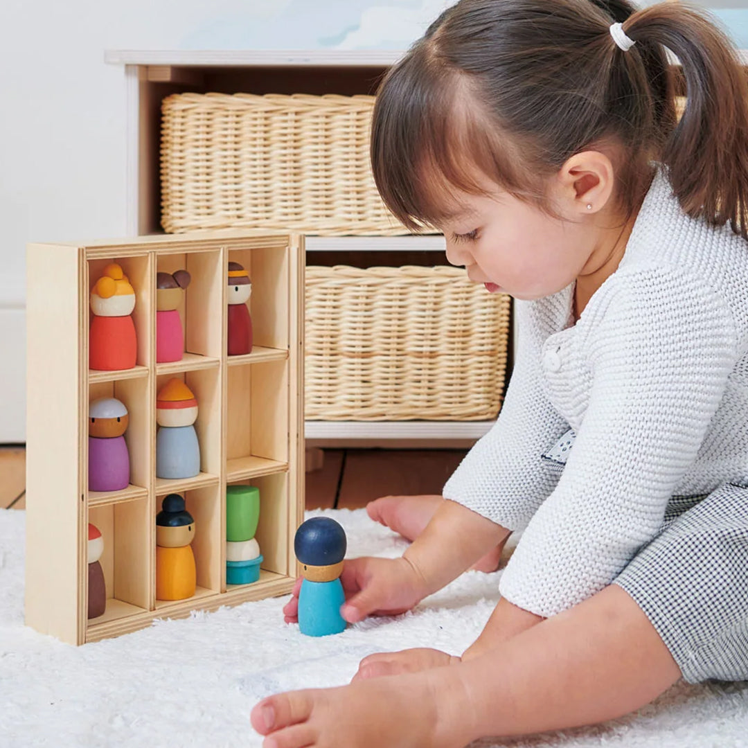Houten Poppenset Happy Folk Hotel - Tender Leaf Toys