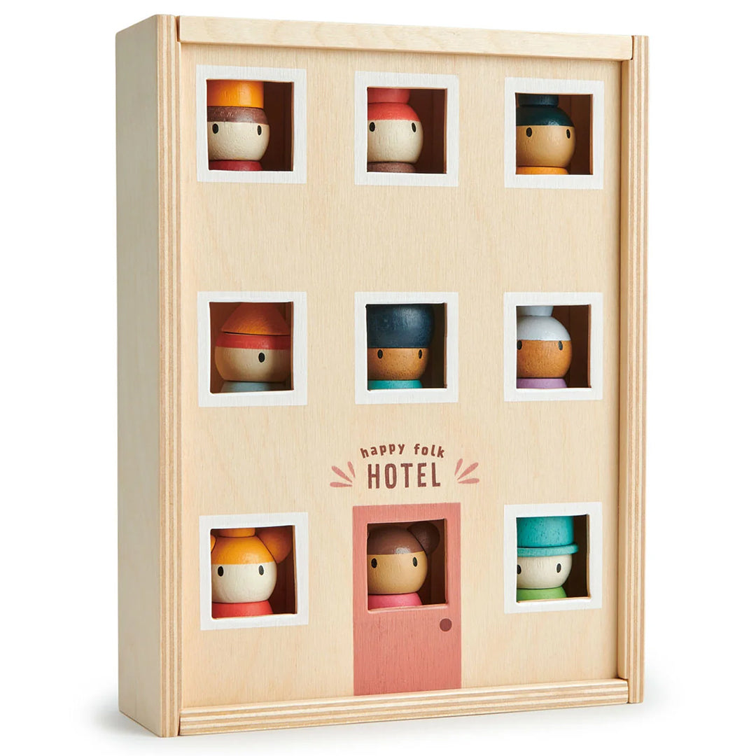 Houten Poppenset Happy Folk Hotel - Tender Leaf Toys