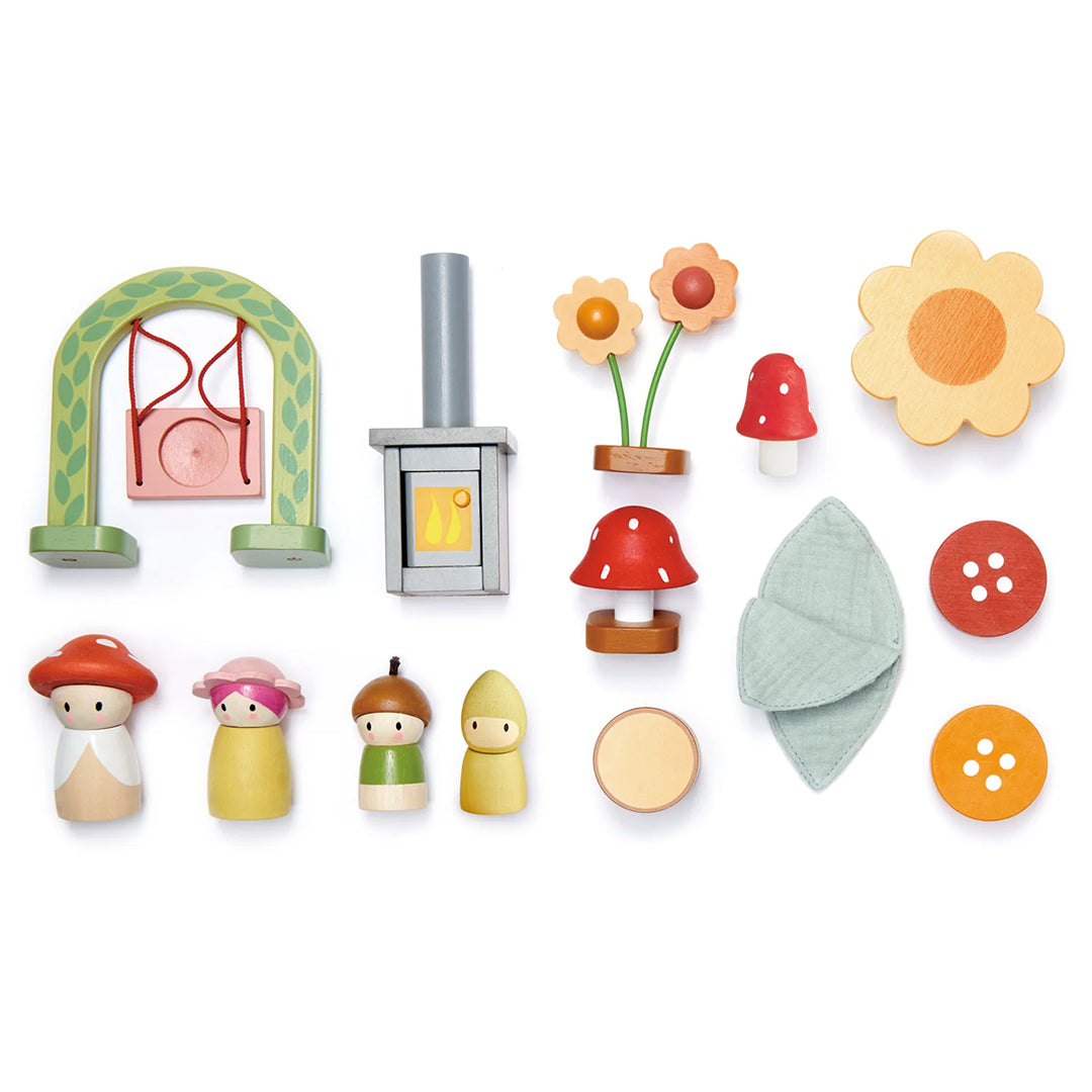 Poppenhuis Speelset Rosewood Cottage  - Tender Leaf Toys