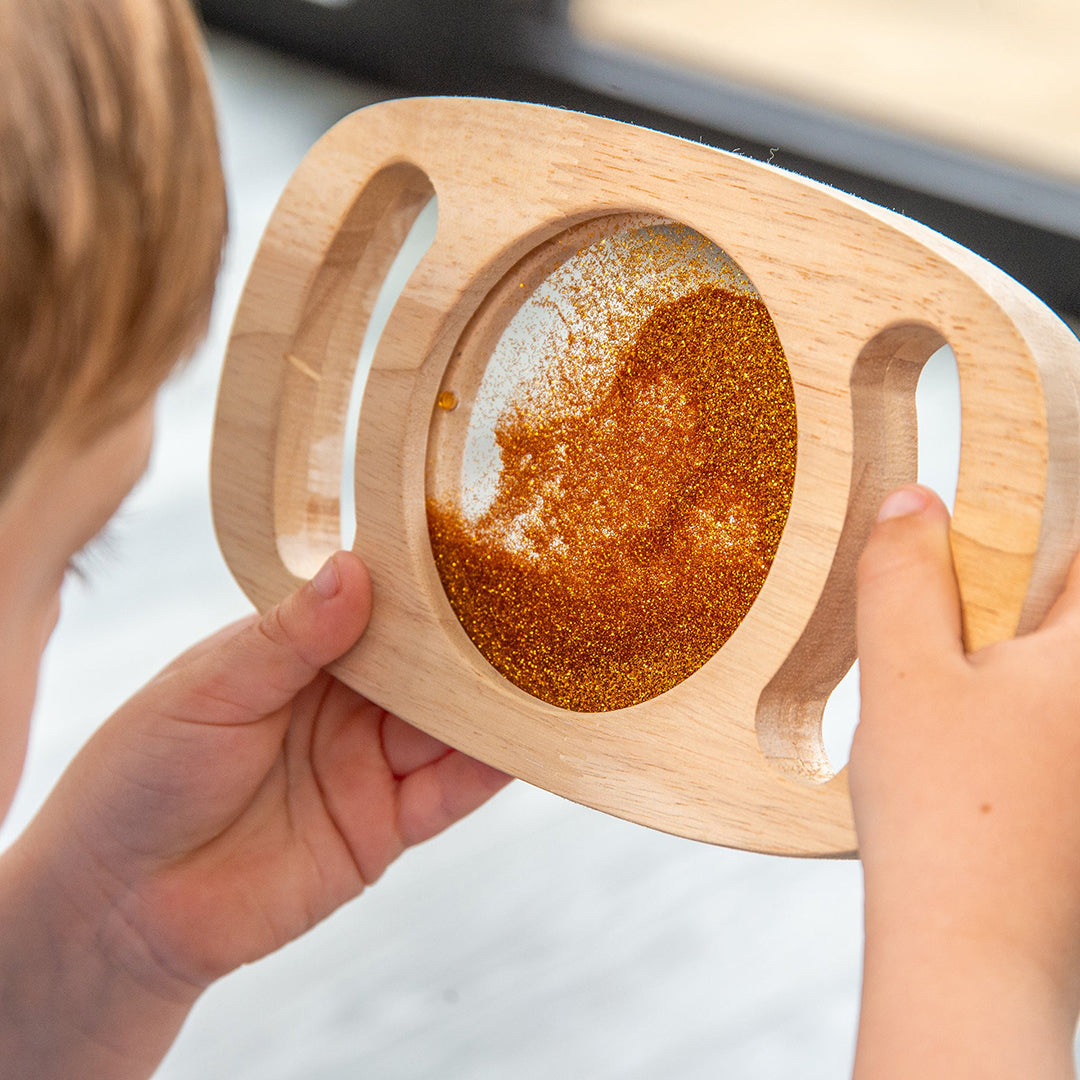 TickiT Handzaam Sensorisch Glitter Paneel,  Easy to hold glitter panel