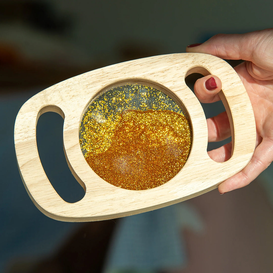 TickiT Handzaam Sensorisch Glitter Paneel,  Easy to hold glitter panel