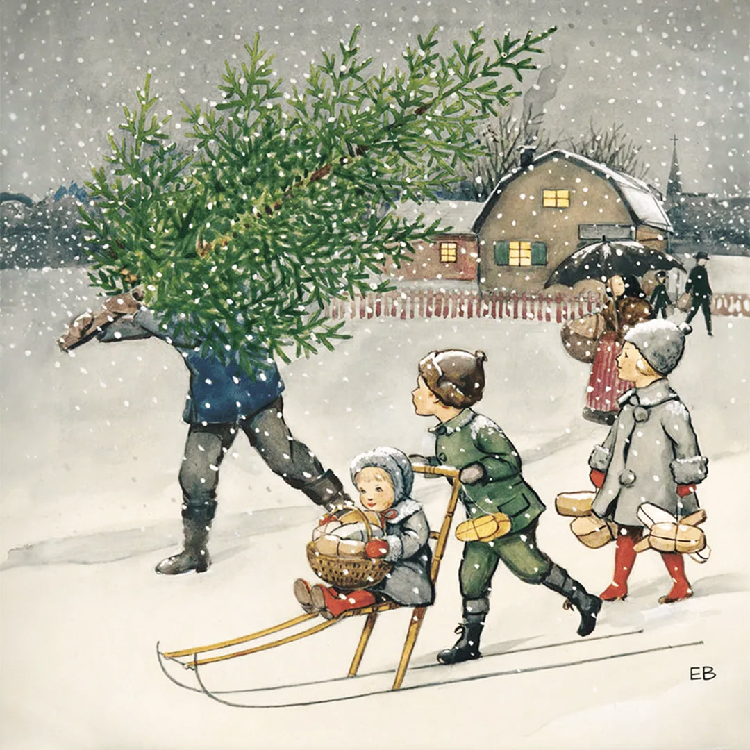 Toverlux Toverplaat - Het jaar rond - December - Elsa Beskow