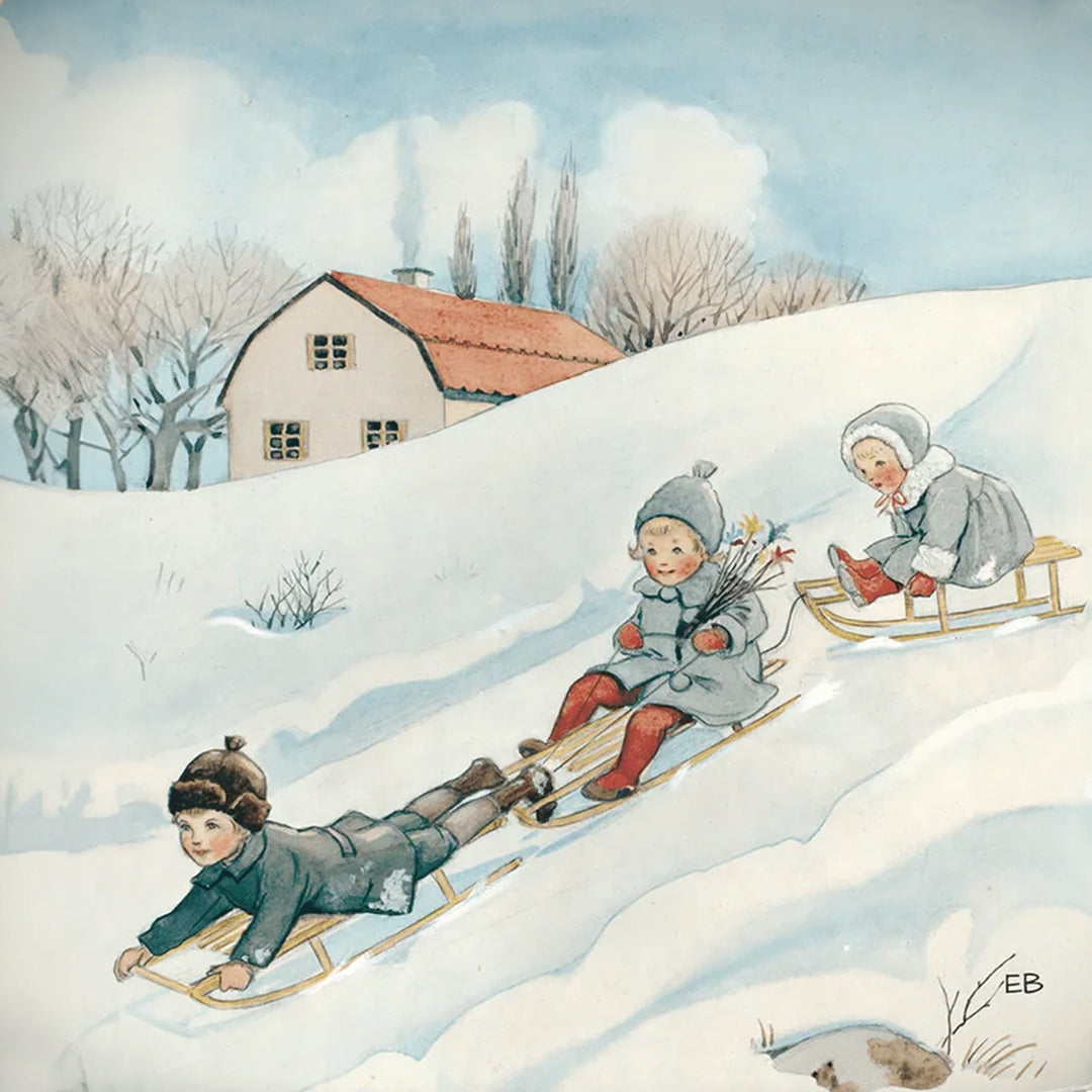 Toverlux Toverplaat - Het jaar rond - Februari - Elsa Beskow