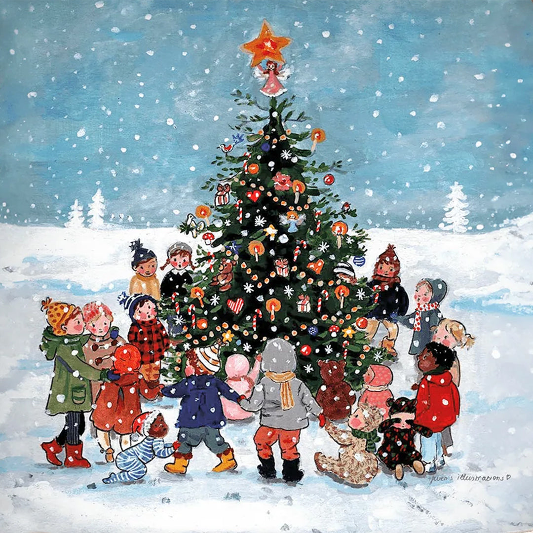 Toverlux Toverplaat - Sneeuw versieringen - Gwen's Illustraties