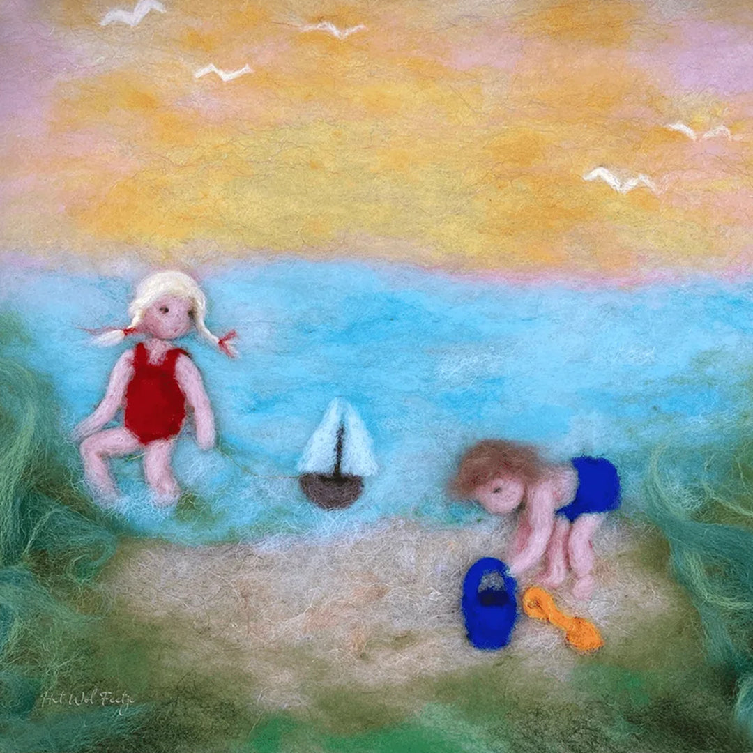 Toverlux Toverplaat - Strandkinderen - Het wol feetje