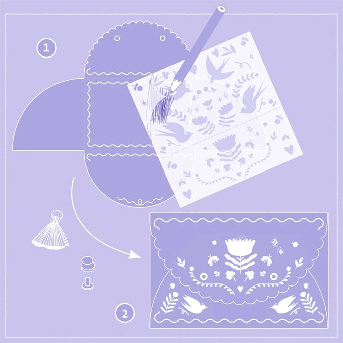 Djeco DIY set, Tas en Portemonnee - Sweet fashionista 6+