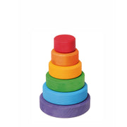 Grimm's houten kleine Stapeltoren 6-delig, 12cm